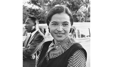 ローザー・パークスPhotograph of Rosa Parks with Dr. Martin Luther King jr. (ca. 1955)